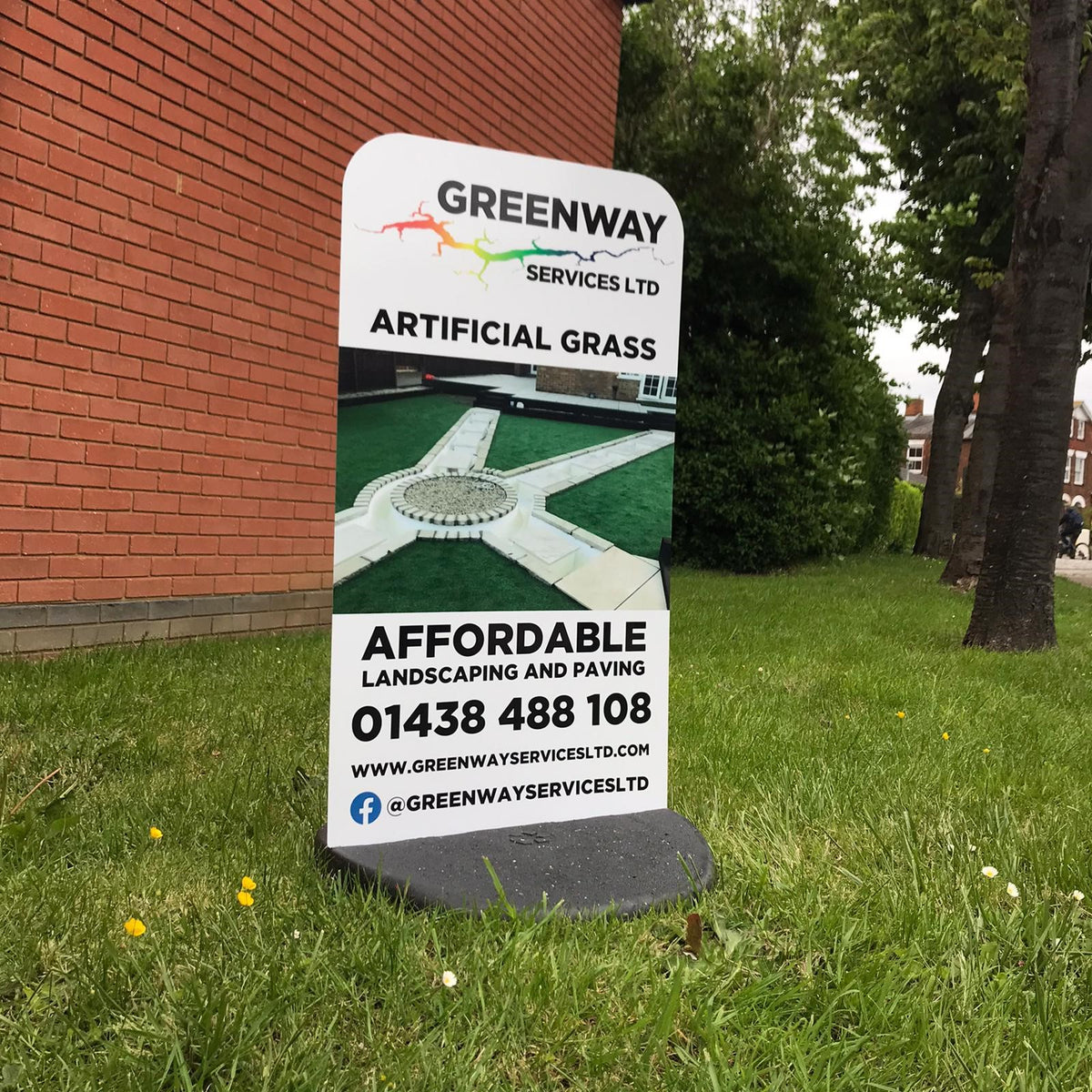 Eco Panel Pavement Sign