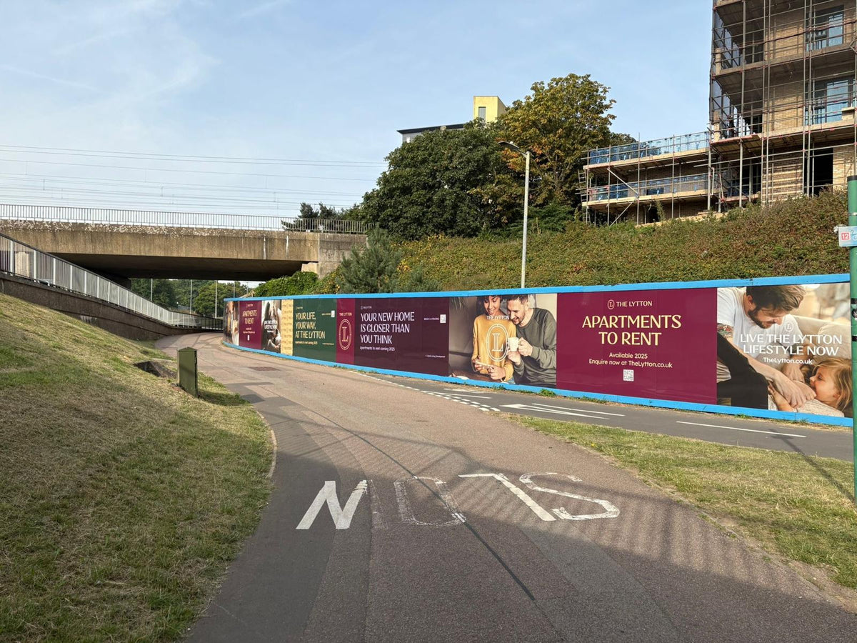 Site hoarding by All Signs All Print