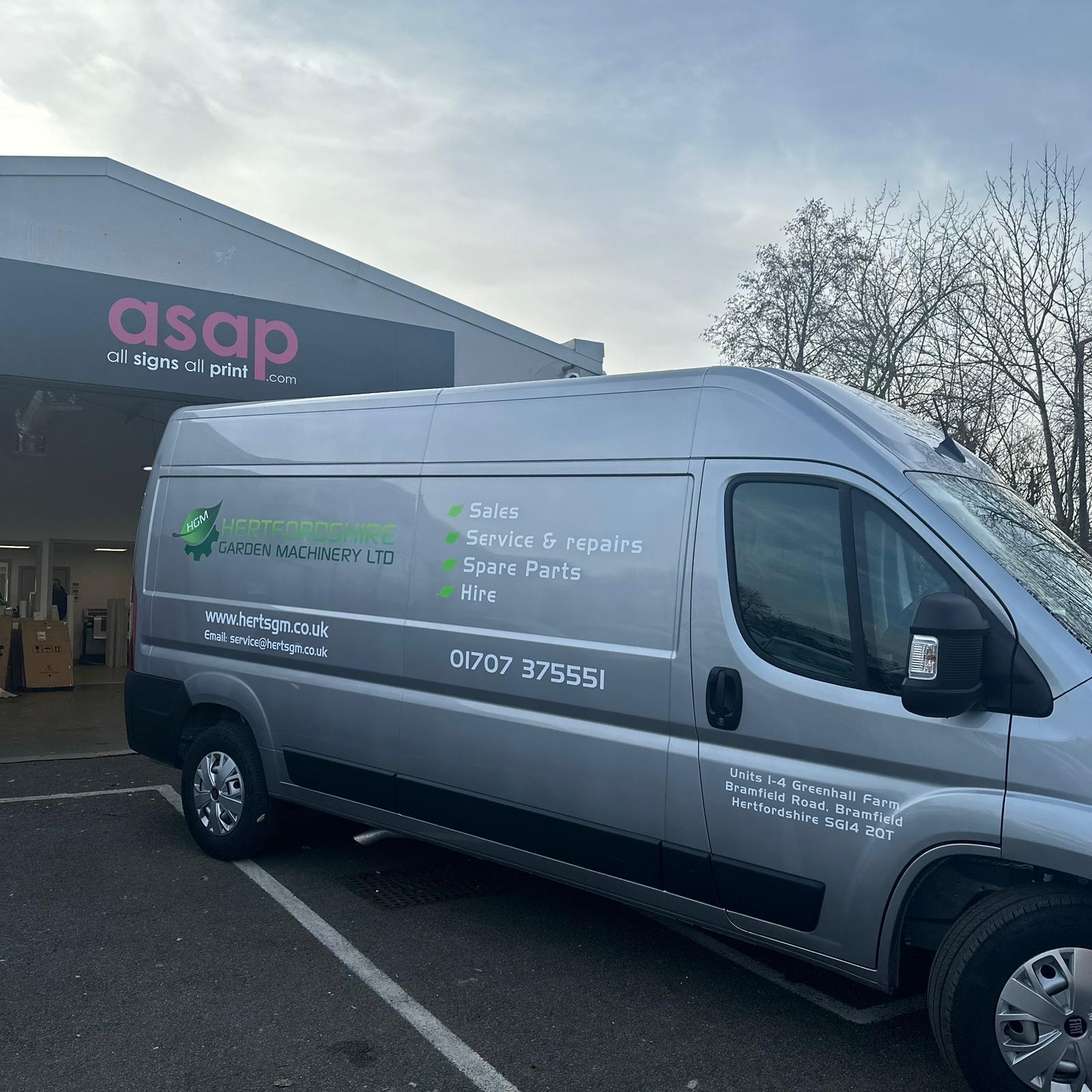 Vehicle signwriting by All Signs All Print